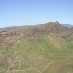 Beautiful nature along the way to Roque Nublo