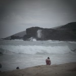 Sandy Beach and in the background Halona Blowhole