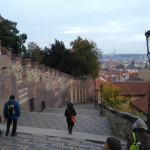 Walking in Prague