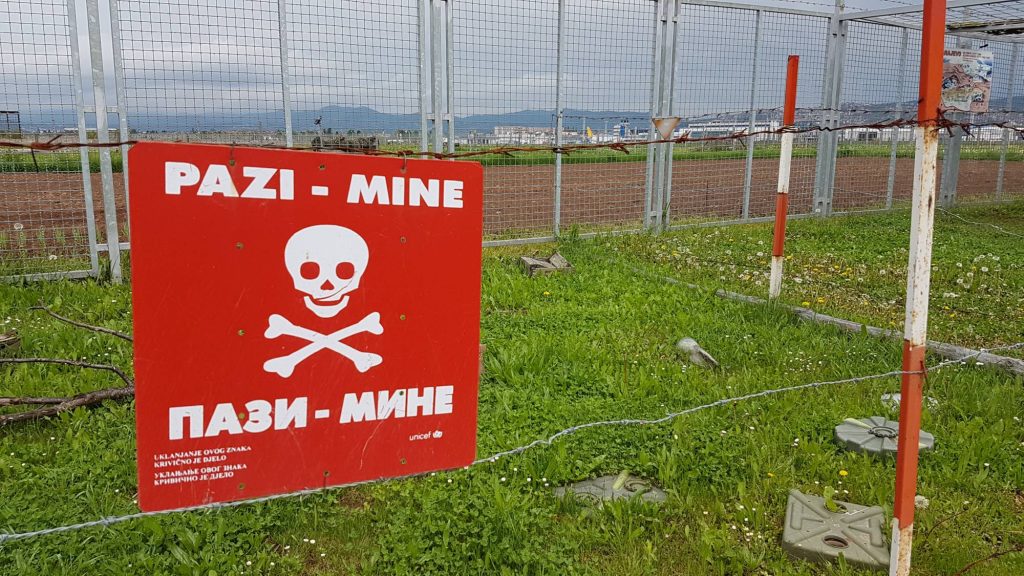 Caution mines!