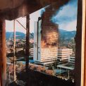 Destroyed parliament