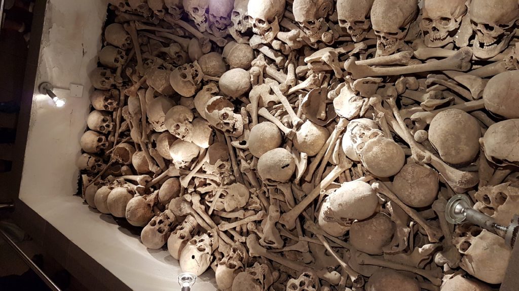 Crypt of soldiers from World War I