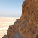 Masada - descent to the palace